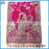 Women's Pashmina Jacquard Cotton Cheap Wholesale Shawl thumbnail-1