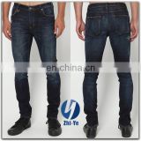 100% cotton new style latest fashion dark jeans