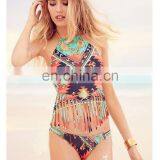 Fashion Summer Bikini With Long Tassel Beach Bikini thumbnail-1