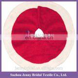 CTS017B White and Blue Wholesale 100% Polyester Faux Fur New Year Tree Decoration thumbnail-2