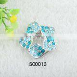 Fashion Crystal Flower Scarf Clip Jewelry Factory Wholesale Magnet Clip for Scarf