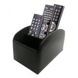 Remote Control Holder Organizer Leather Control Storage TV Remote Control Organizer With 5 Spacious Compartments thumbnail-2