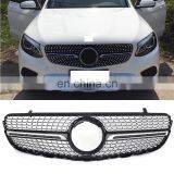 Black W/Diamond Front Grill Mesh Vent Grille 16-18 For Benz GLC X253 AMG YL4/250 thumbnail-1