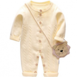 OEM Service Manufacture Wholesale Lattice Pattern Jumpsuit Suit Fold Baby Girl Jumpsuit Children Clothes thumbnail-3