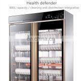 Stainless Steel Sideboard Disinfection Cabinet Commercial Double Door Large Capacity Disinfection Cupboard thumbnail-6