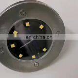 8LED Solar Light Under Ground Buried Lamp Outdoor Path Way Garden Yard Lawn Lamp thumbnail-1