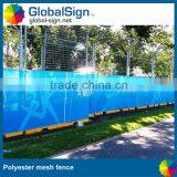 Polyester Mesh Fabric Fencing For Sport Advertising From Shanghai GlobalSign