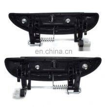 New 2Pcs Outside Door Handle Left & Right Side Black For 02-10 Nissan Platina thumbnail-3