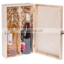 Wooden Wine Gift Box Wooden Wine Box for 2 Bottles thumbnail-5