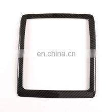 Suitable for 16-20 Toyota Tacoma interior car roof reading light frame decorative frame ABS carbon fiber pattern