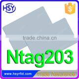 Top Supplier CE High Frequency 13.56mhz Smart Card Ntag203 Chip ISO14443A