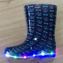 Cartoon Kid rain boots,Colourful Child boots,Children Transparent rain boot,LED kid boots,LED Children boots