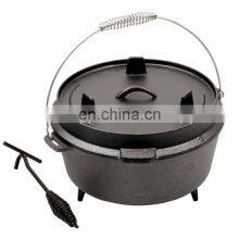 Hot Selling Cast Iron Cookware Sets Camping Cooking Pot thumbnail-5