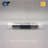 Black Double Lipstick Tube with Clear Cap