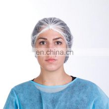 Laboratory Disposable Surgical Non Woven Nonwoven Bouffant Head Cap