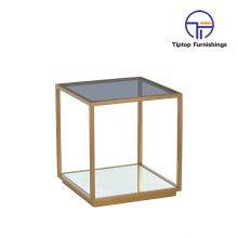 Interior Home Decoration Laptop Stainless Steel Different Tray MDF Center Table White Wood Coffee Table Sofa Side End Table thumbnail-1