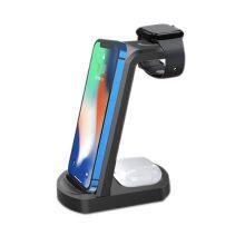 Fast 15w 3 In1 3 in 1 Wireless Charger Stand Charging Station Dock for IPhone thumbnail-1