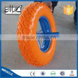 Heavy Duty Small Solid Flat Free PU Foam Wheelbarrow Wheel PU Wheel 4.80/4.00-8 thumbnail-1