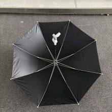 Baby Stroller Clip Umbrella, Children's Car Parasol, Black Plastic UV Protection, Fiber Ribs, Large Custom Size thumbnail-5