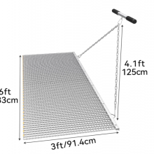 Zinc and Steel Field Surface Leveling Metal Drag Mat in a Size 4FT*5FT Factory Wholesale