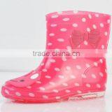 Fashion Cartoon Short Barrel Crystal Children Rainshoes Children Rain Boot thumbnail-2