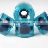 China factory transparent longboard wheels