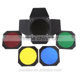 OEM color barndoor with honey comb & color filters set photography accessories