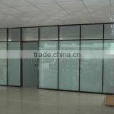 Factory Direct Cheap Price Full High Frosted Glass Wall Partition Office Divider( SZ-WSP376)