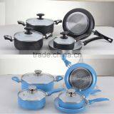 Aluminum Non-stick Ceramic Cookware Set/fry Pan Set/sauce Pan Set