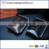 Customized LOGO Promotional Gift Genuine Leather Car Key Holder Case Wallet thumbnail-1