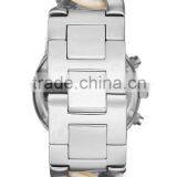 Custom Brand Lady Vogue Oem Japan Movt Chronograph Quartz Women's Stainless Steel Acetate Watch Waterproof 5ATM thumbnail-4