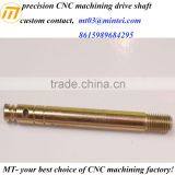 Precision Machining Yellow Zinc Plated Micro Drive Shaft