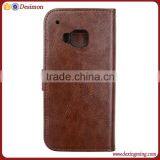 Super Slim Leather Flip Wallet Case for Htc One m9 , for Htc m9 Cover Case thumbnail-3