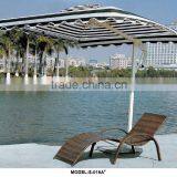 Outdoor Rattan Pool Sunbed or Beach Bed thumbnail-6