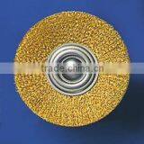 Crimped Circular Steel Wire Brush thumbnail-1