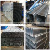 High Quality light gage steel structure metal stud and tracks / furring channel/wall angle with factory price