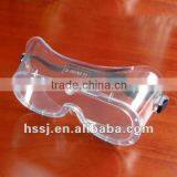 2016 100% PVC Plastic Safety Goggle for Eye Protection Surgical Goggles