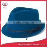 Wool Felt Fedora Hat Short Brim Stingy Felt Hat Waterproof&crushable thumbnail-2