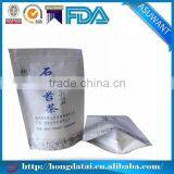 Custom Printing White Stand up Pouch With Zipper for Tea Packaging