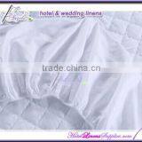 Queen White Fitted Mattress Protectors, Hotel Mattress Protectors With Fitted Skirts thumbnail-1
