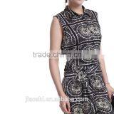 OEM Custom Made Ladies Suit Gray Color Casual Style Sleeveless Women Jumpsuit thumbnail-5