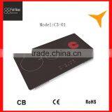 Touch Sensor 3 Burner Ceramic and Induction Hob Home Appliances