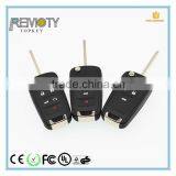 universal remote control for Chevrolet Cruze 2 button remote Flip key 433MHZ ID46 car sensor keys smart key AK014005