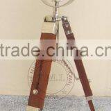 SPOTLIGHT WITH WOODEN TRIPOD STAND - SEARCHLIGHT WITH WOODEN STAND - NAUTICAL SPOTLIGHT thumbnail-3