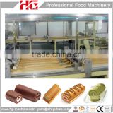 Professional manufacture full automatic swiss roll machine