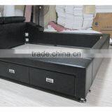 2015 The Latest Modern Fashion Boutique Leather Bed SY10049 thumbnail-6