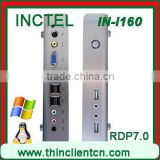 INCTEL IN-I160 Mini Computer Thin Client Terminal with full screen high-definition movies and 1920*1080 with 32 bit true color