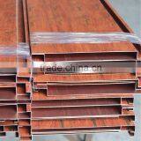 Roller Coating Wood Grain Colored G Shaped Aluminum Strip Slat Flase Ceiling thumbnail-4