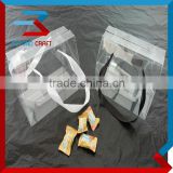 foldable clear pvc packing box/clear plastic packaging box foldable