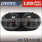 2016 New Product IP67 6000K Double Motorcycle Headlamps 12v/24v Headlight for H-arley